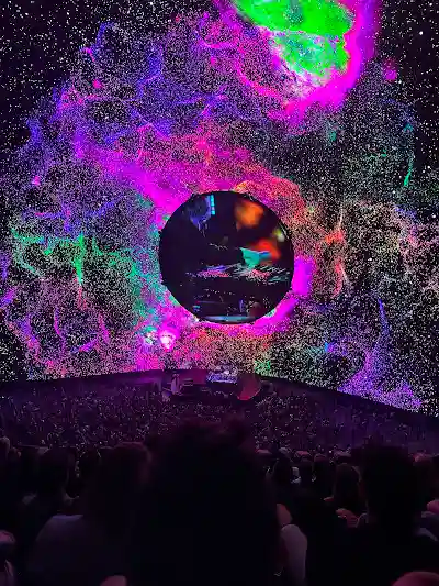 Sphere las Vegas view from My seat section 307