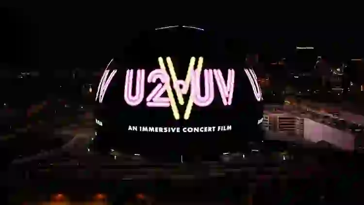 V U2 Immersive Concert Film Experience Sphere las vegas