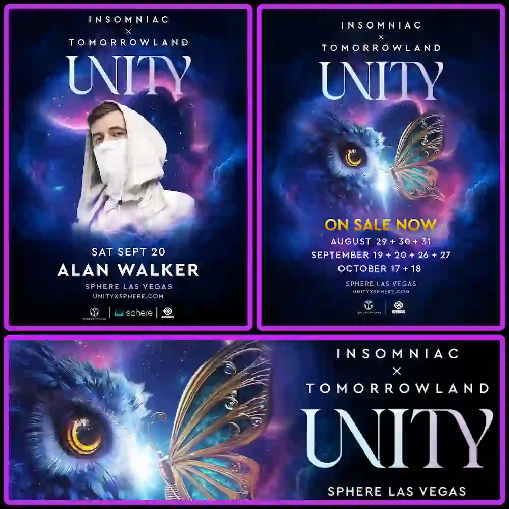 Alan Walker to UNITY at Sphere Las Vega on September 20