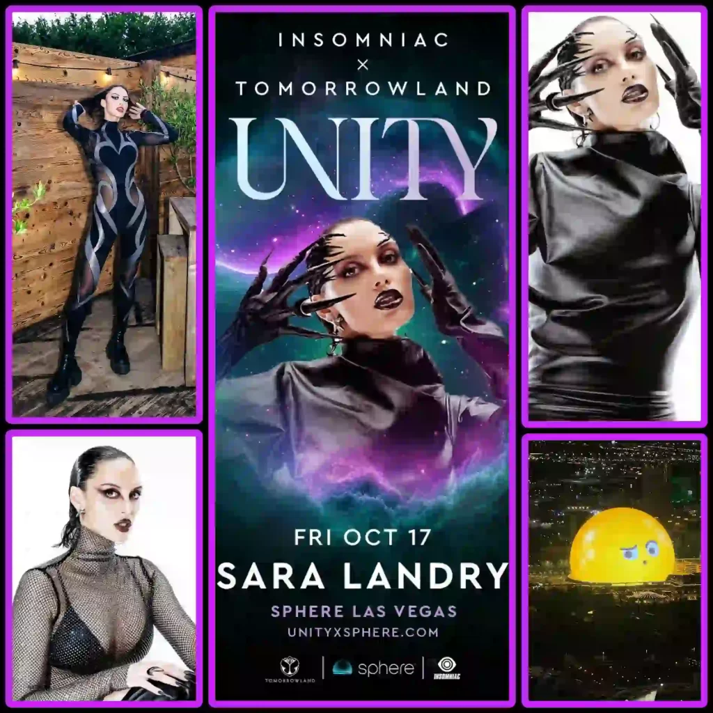 Sara Landry to join UNITY at Sphere Las Vegas on October 17