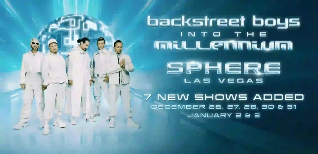 New Backstreet Boys Winter show Added to Sphere las Vegas
