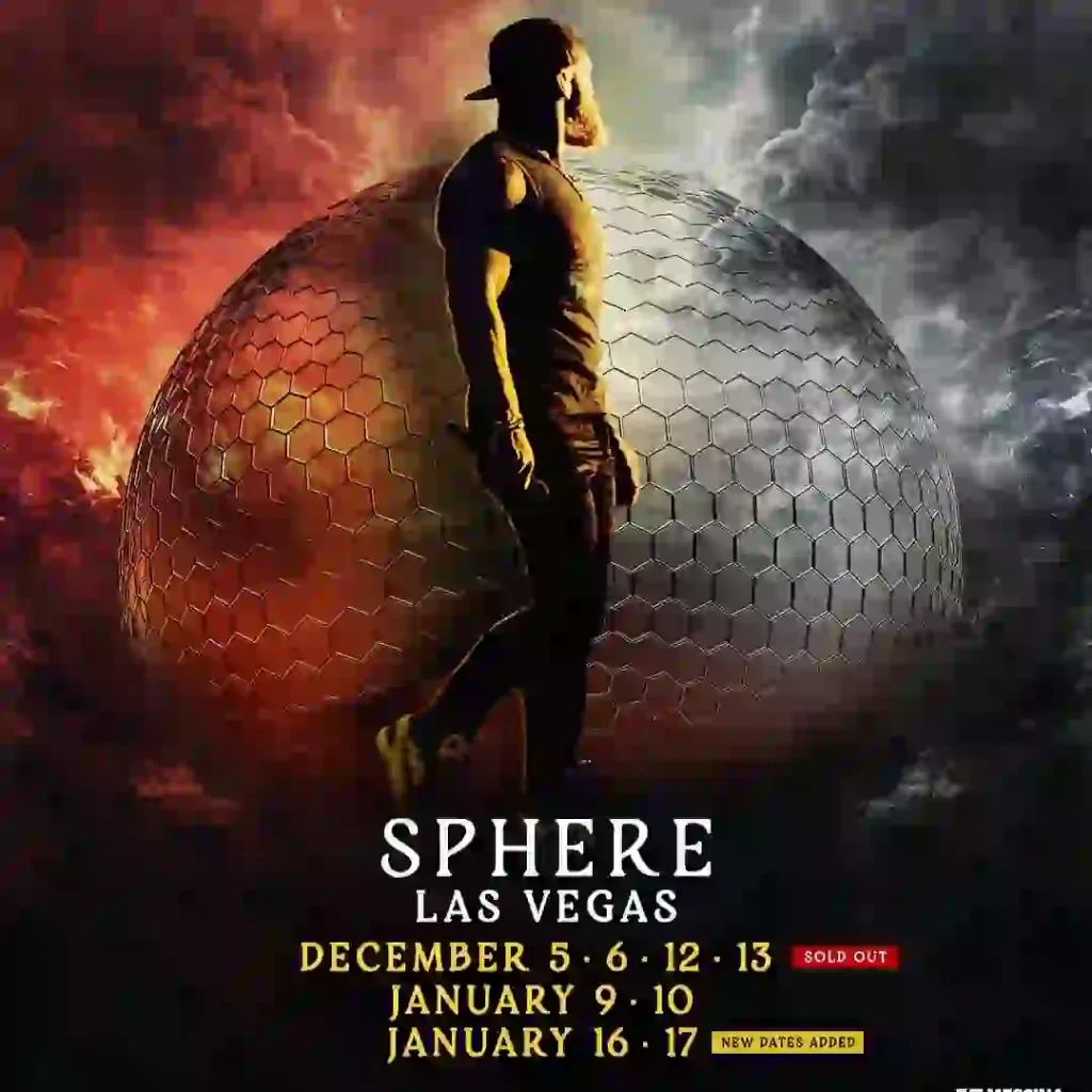 zac Brown Band in las vegas sphere