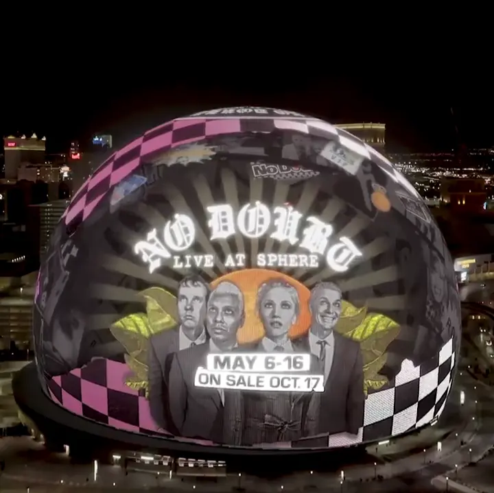 no doubt sphere las vegas poster Billboard